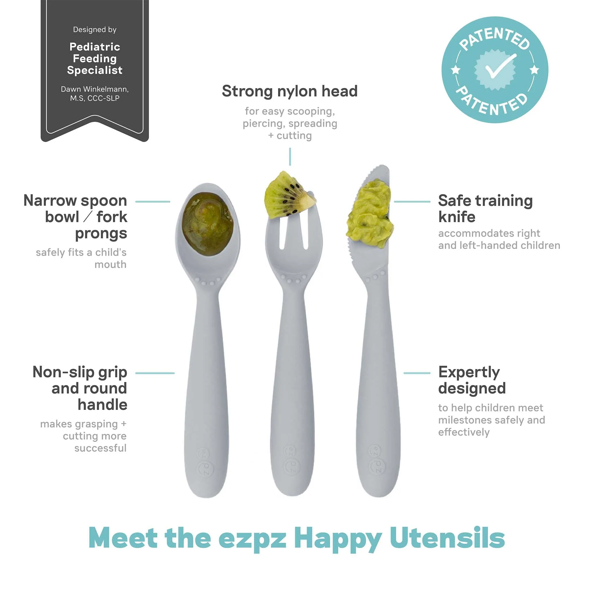 ezpz Happy Utensils
