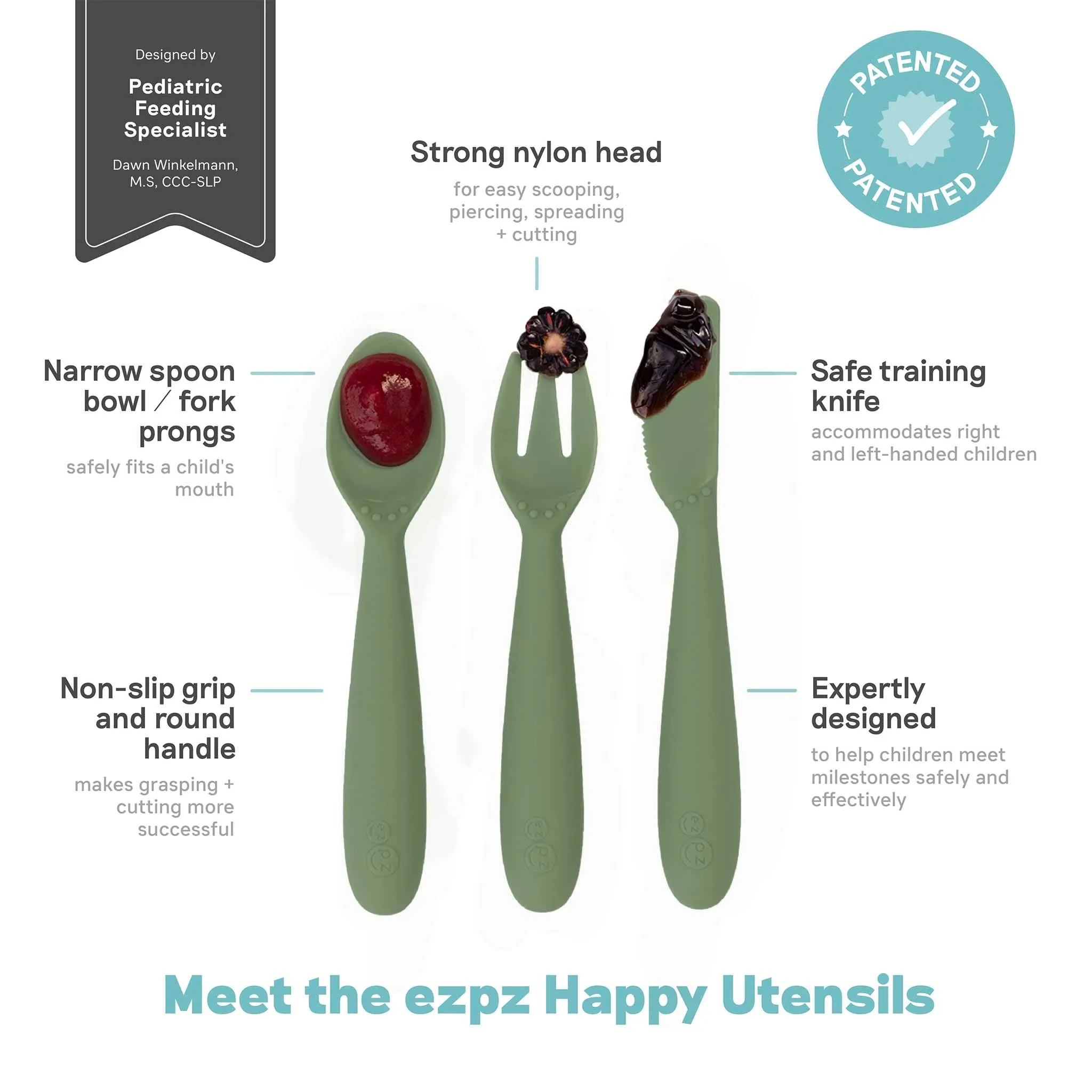 ezpz Happy Utensils