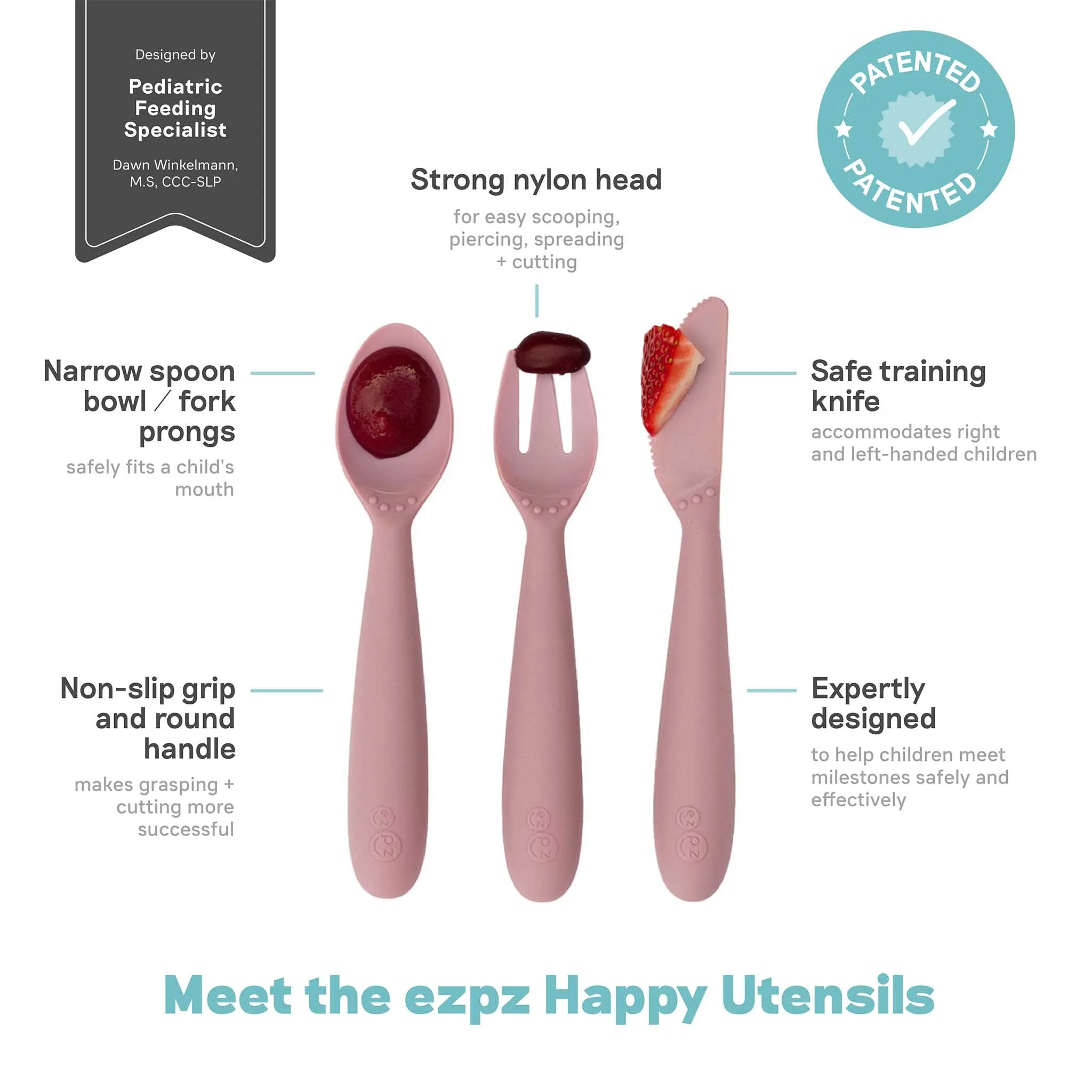 ezpz Happy Utensils