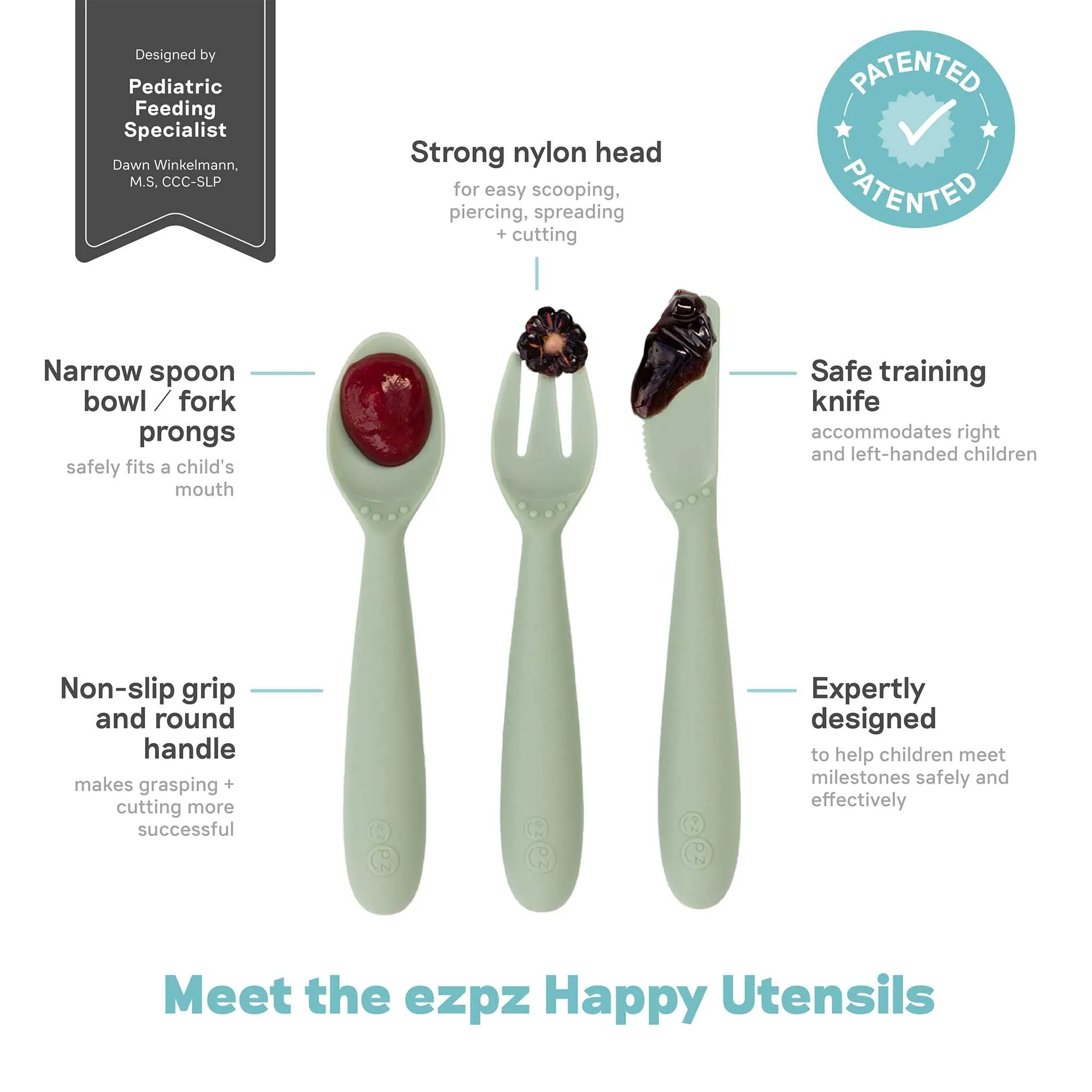 ezpz Happy Utensils