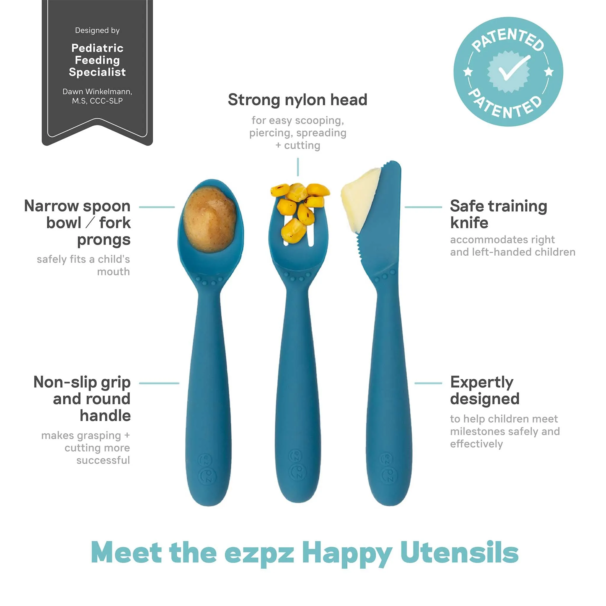 ezpz Happy Utensils