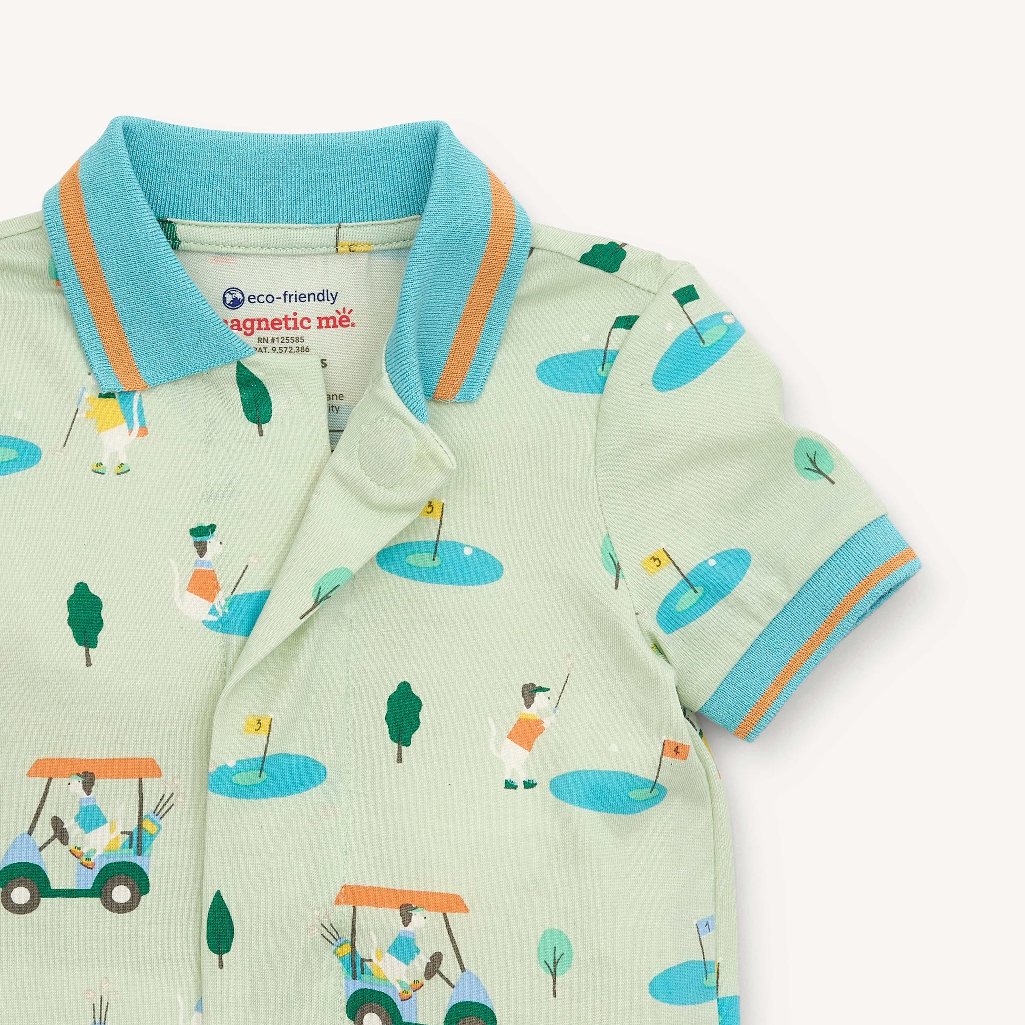 Fairway Fetch Polo Romper