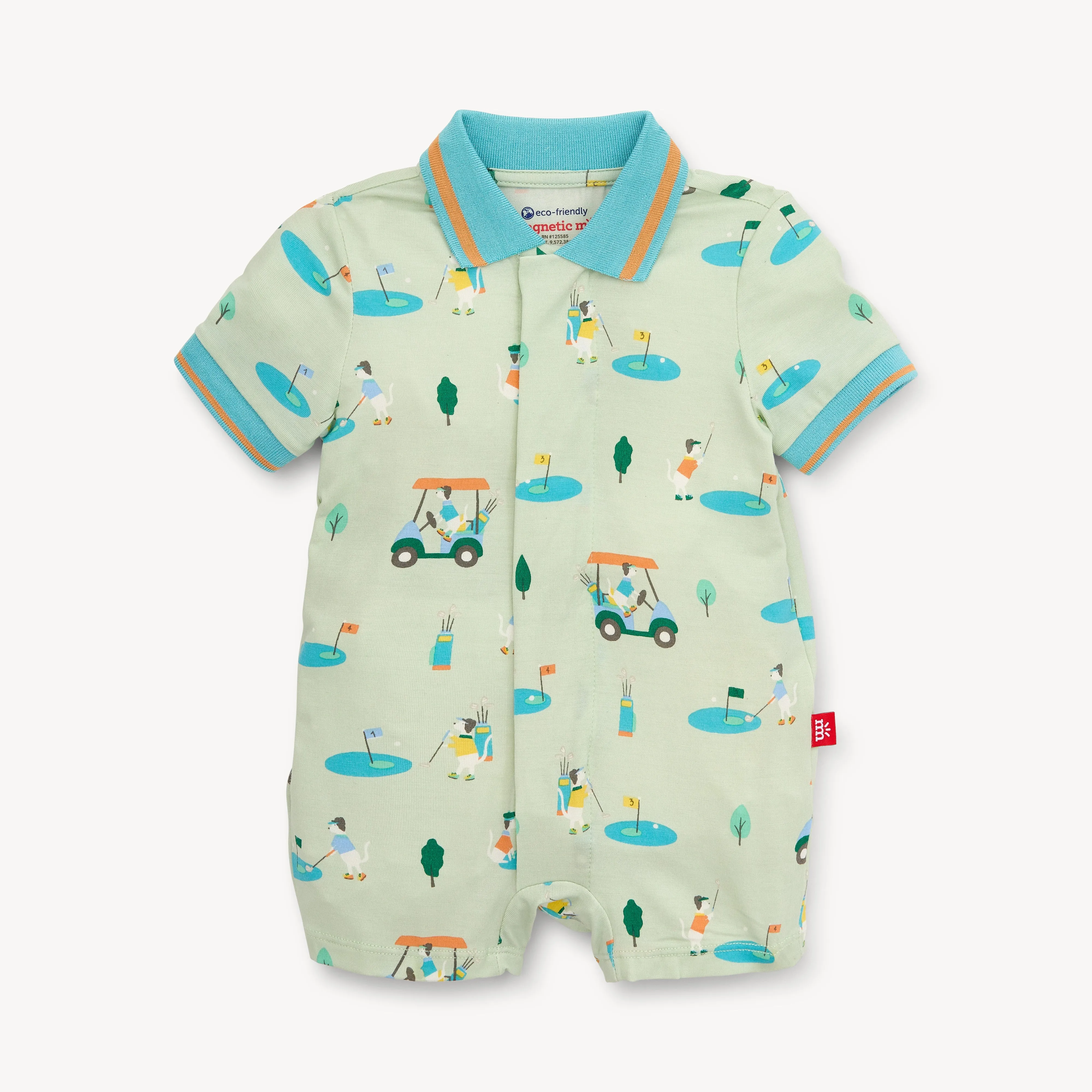 Fairway Fetch Polo Romper
