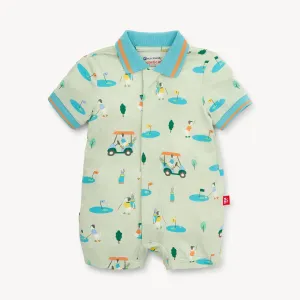 Fairway Fetch Polo Romper