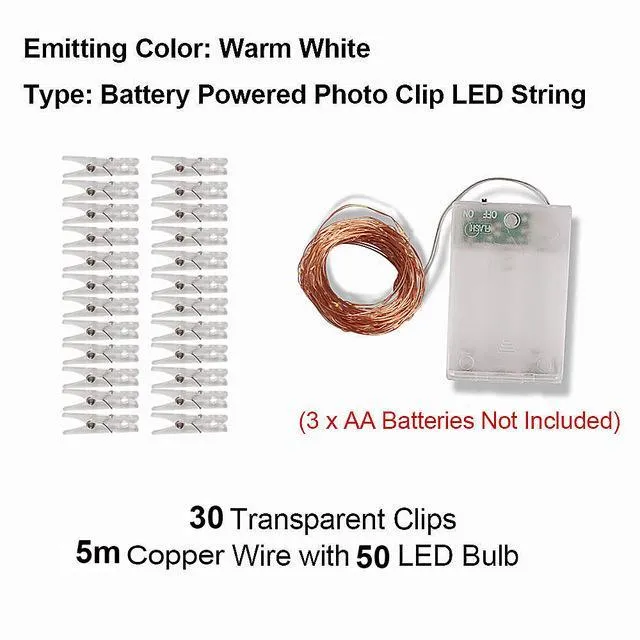 Fairy™ Photo Clip USB LED String Lights