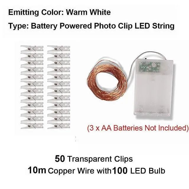 Fairy™ Photo Clip USB LED String Lights