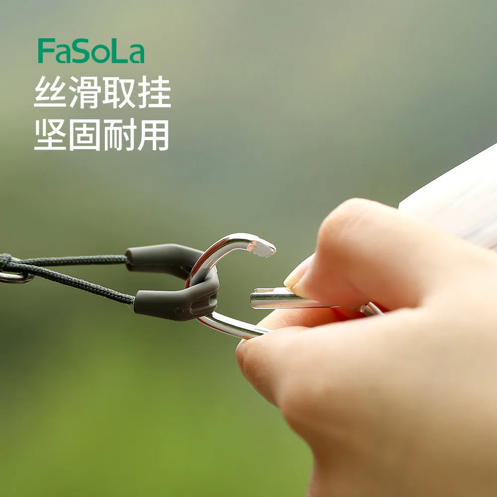 FaSoLa Portable Water Bottle Clip - Grey