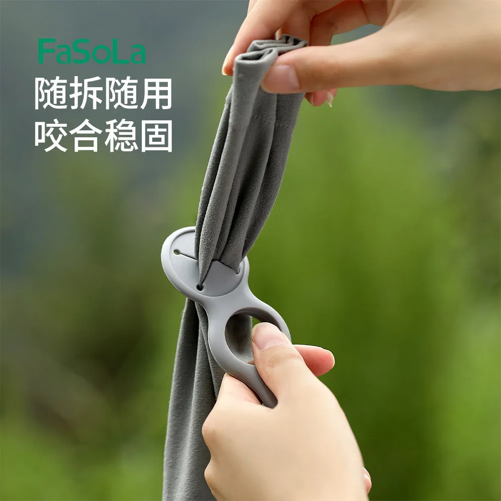 FaSoLa Portable Water Bottle Clip - Grey