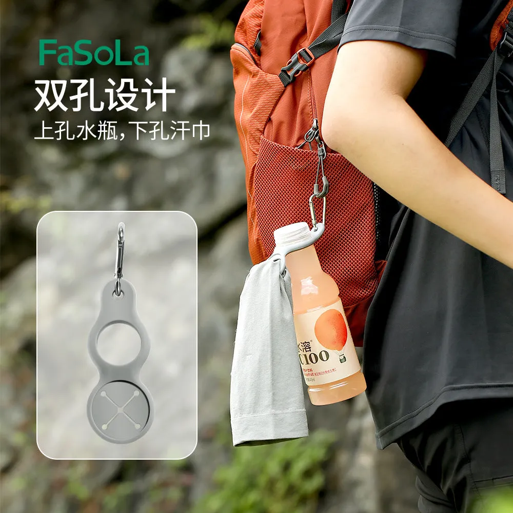 FaSoLa Portable Water Bottle Clip - Grey