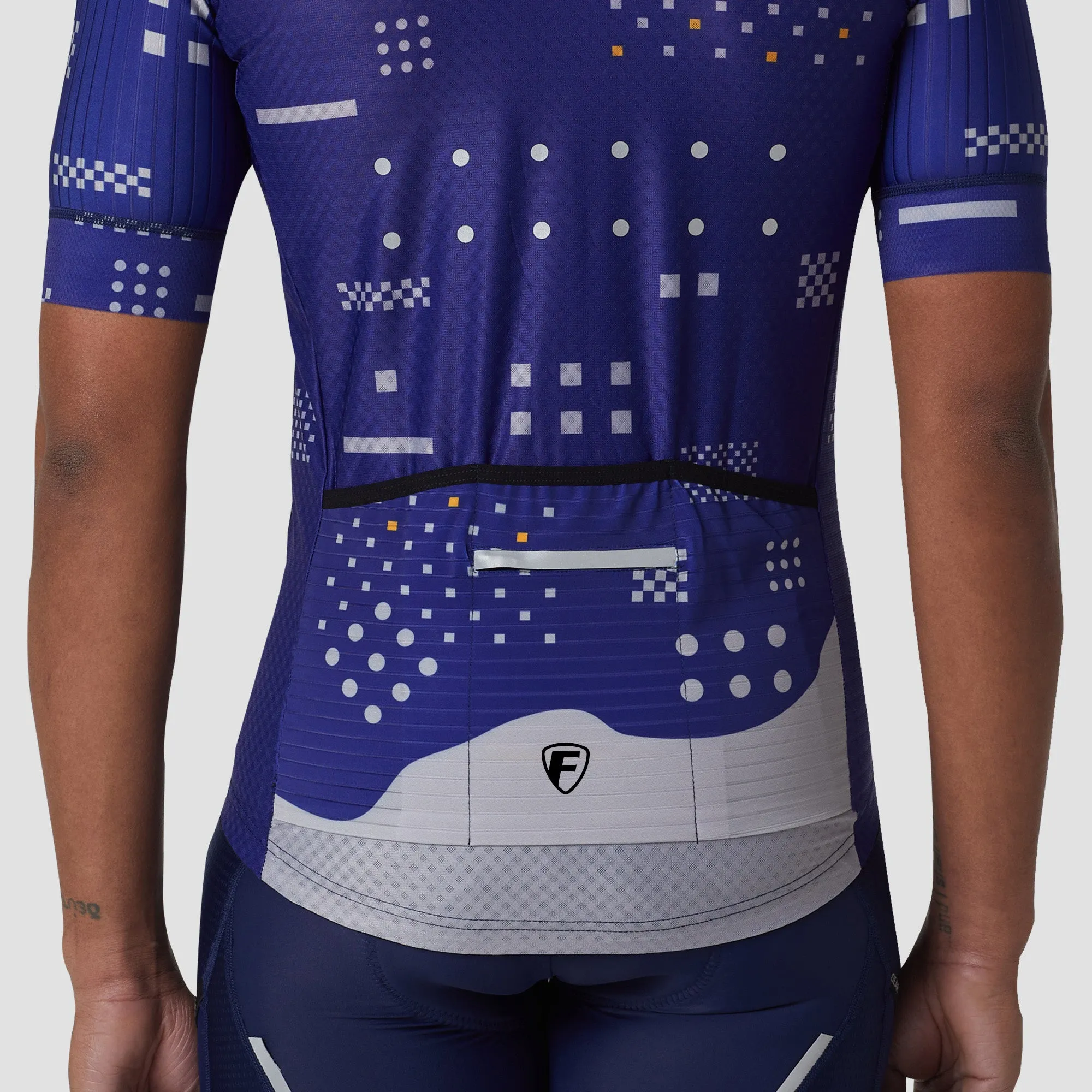 Fdx All Day Blue Men's & Boy's Short Sleeve Summer Cycling Jersey