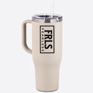 Fearless Logo Vertical 40 Oz. Tumbler with Handle