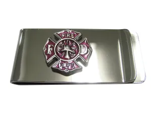 Fire Fighter Emblem Money Clip