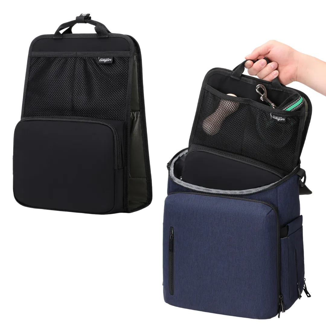 FlexPack Plus | The Ultimate All-in-One Backpack Organizer for Travelers - Black/Gray