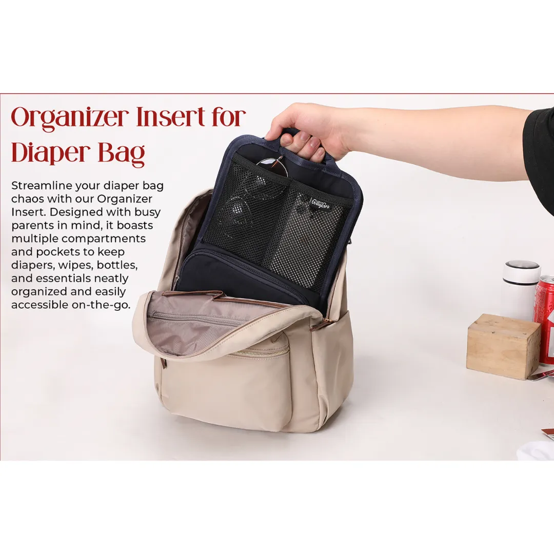 FlexPack Plus | The Ultimate All-in-One Backpack Organizer for Travelers - Gray/Red