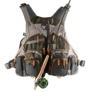 Fly Fishing Mesh Vest General Size Adjustable Mutil-Pocket Outdoo Fishing Hiking