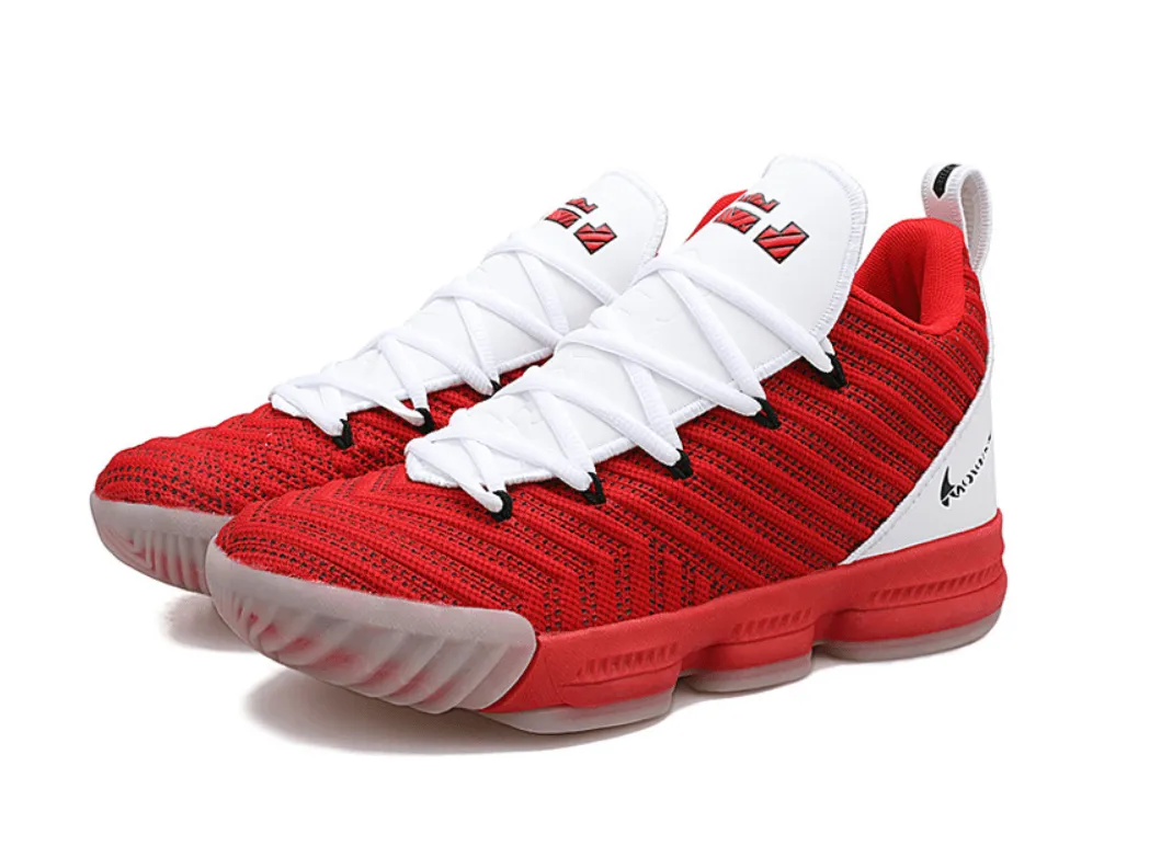 Flying woven sneakers basketball shoes