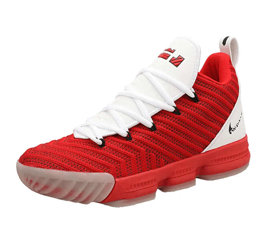 Flying woven sneakers basketball shoes