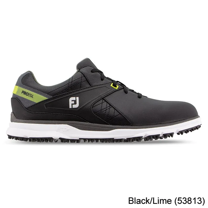 FootJoy Pro/SL Shoes-Previous Season Style 9.5 Black/Lime (53813) M