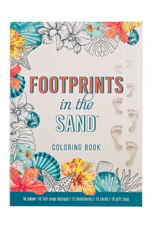 Footprints in the Sand Coloring Book