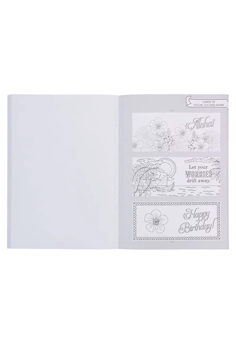 Footprints in the Sand Coloring Book