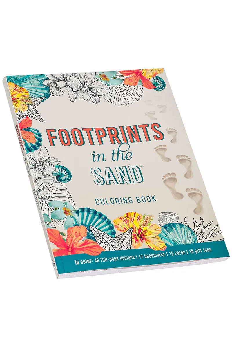 Footprints in the Sand Coloring Book