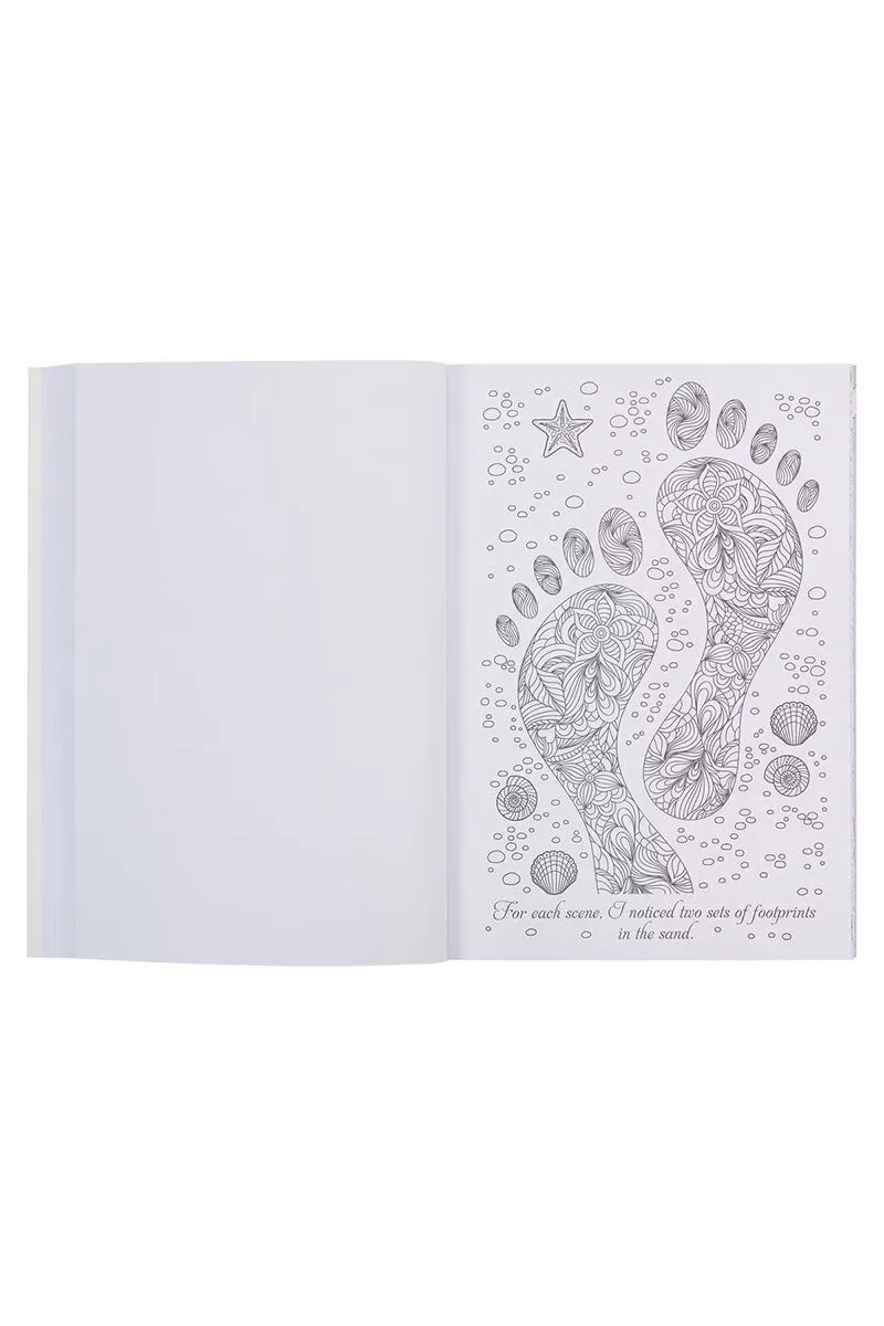 Footprints in the Sand Coloring Book