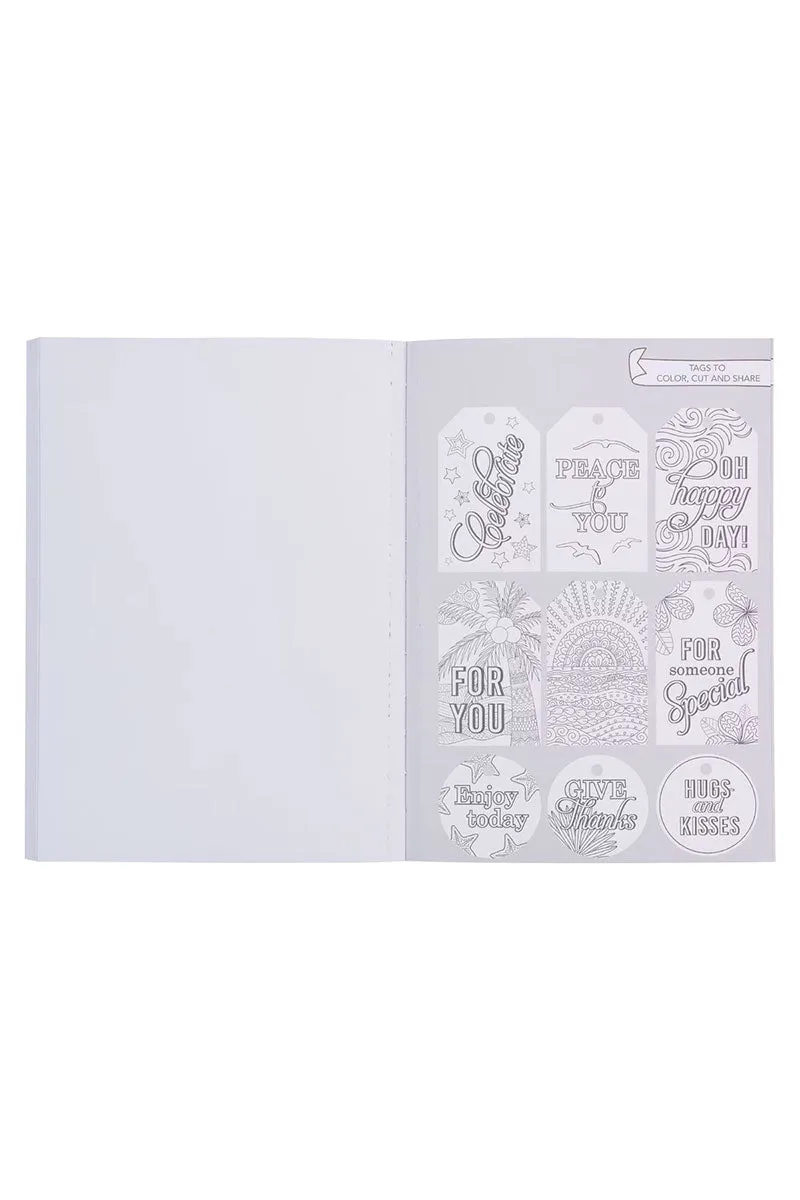 Footprints in the Sand Coloring Book