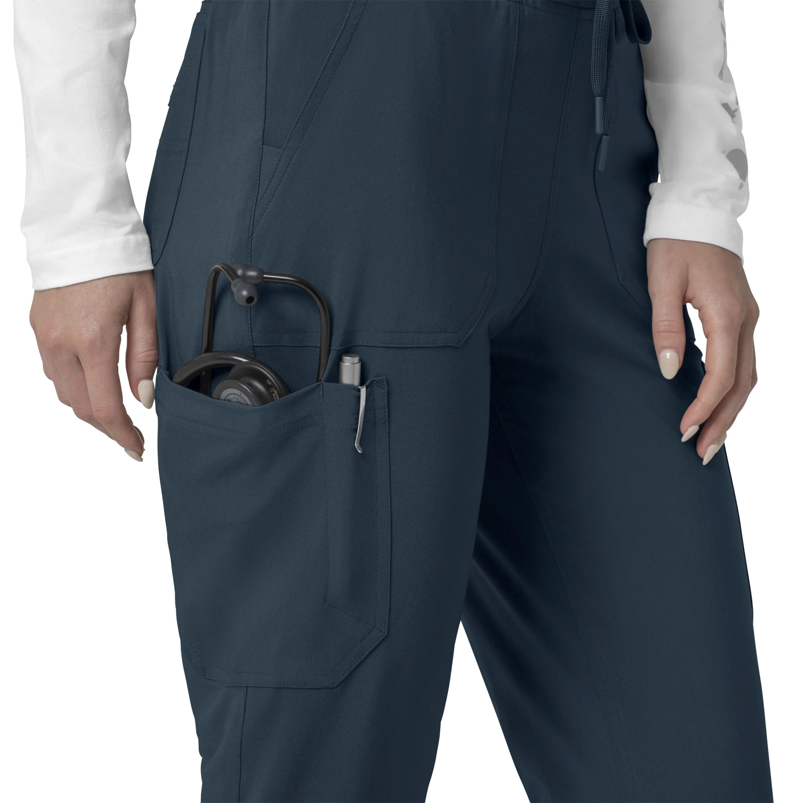 Force Cross-Flex C53110 Cargo Jogger Scrub Pants Navy