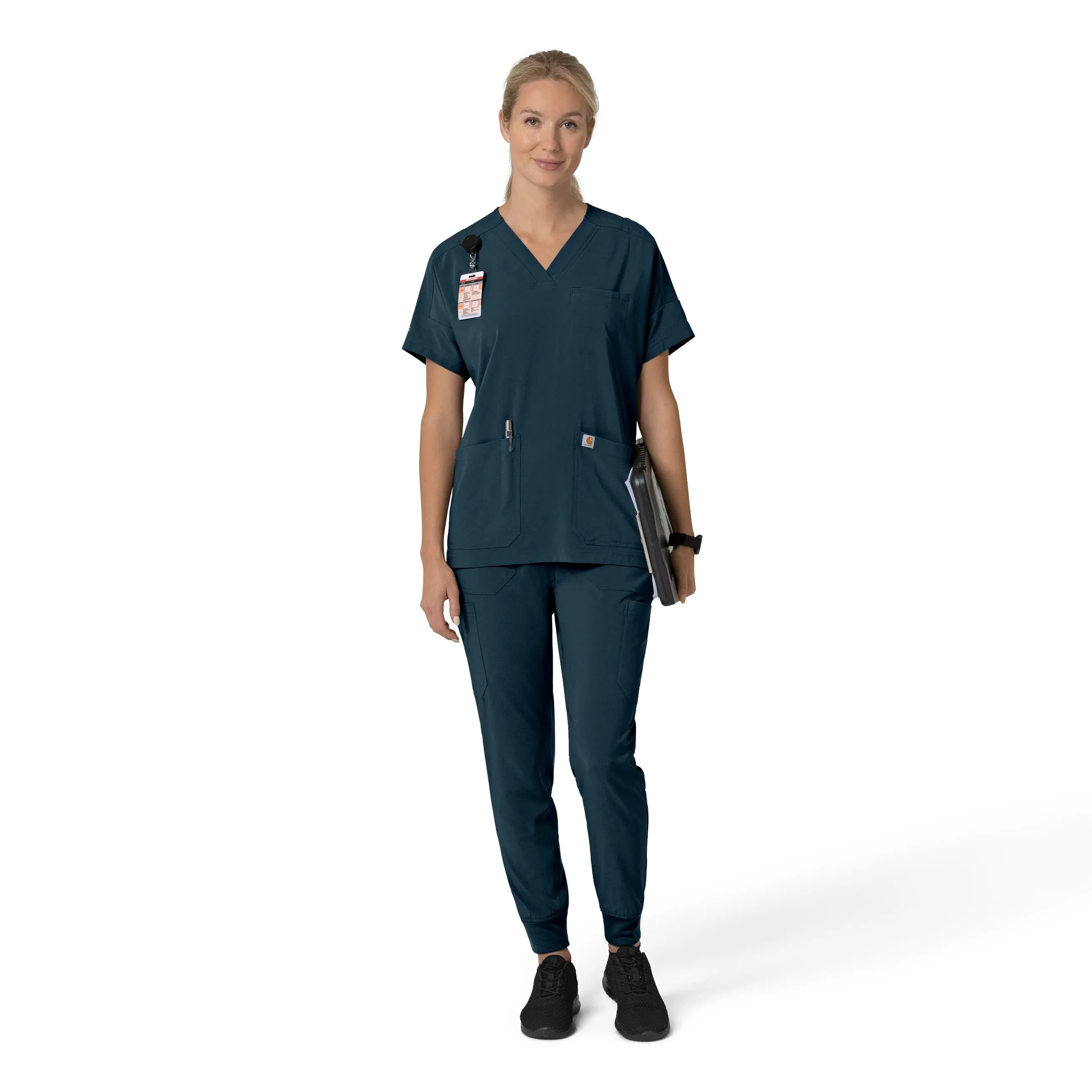 Force Cross-Flex C53110 Cargo Jogger Scrub Pants Navy