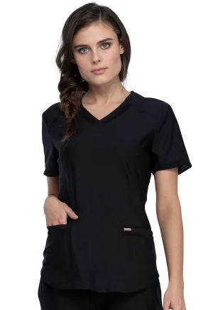 Form CK840 V-Neck Top Black