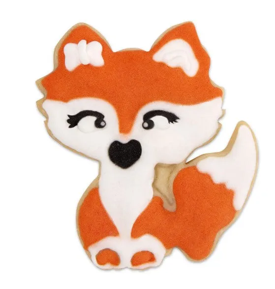 Fox Cookie Cookie Cutter Stamper with Ejector 6.5cm