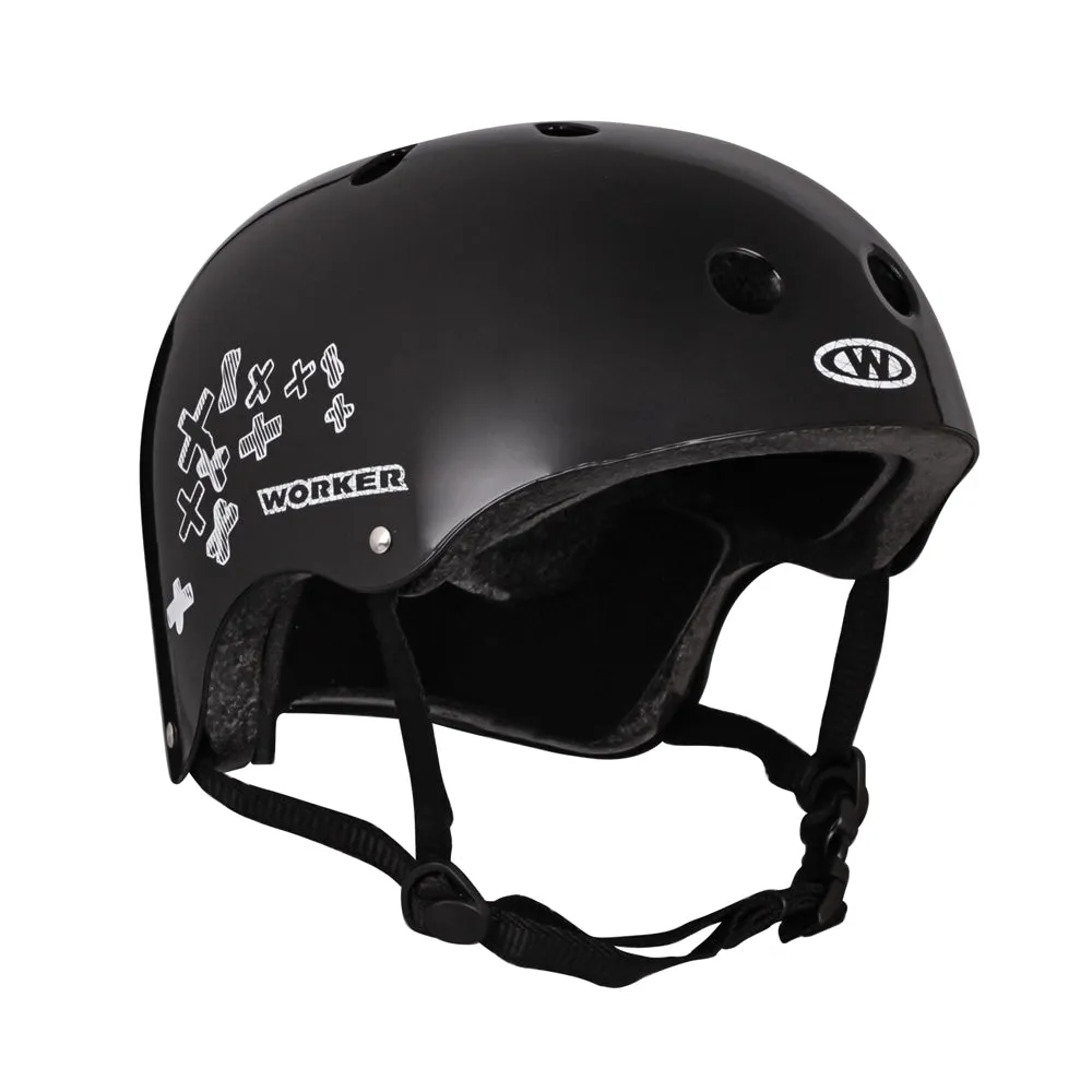 Freestyle Skating, Cycling, BMX Helmet - Black