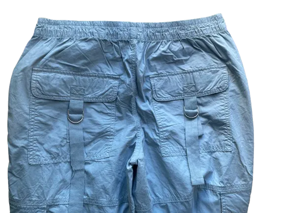 Garage Baby Blue Parachute Cargo Pants