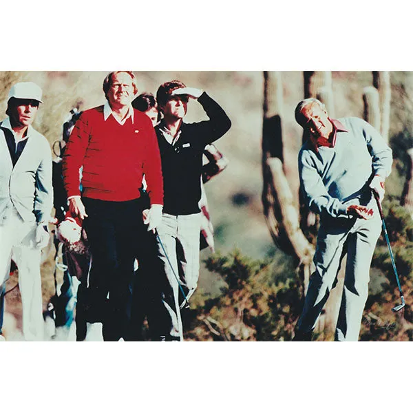 Gary Player/Jack Nicklaus/Tom Watson/Arnold Palmer Unsigned 8X10 Photo