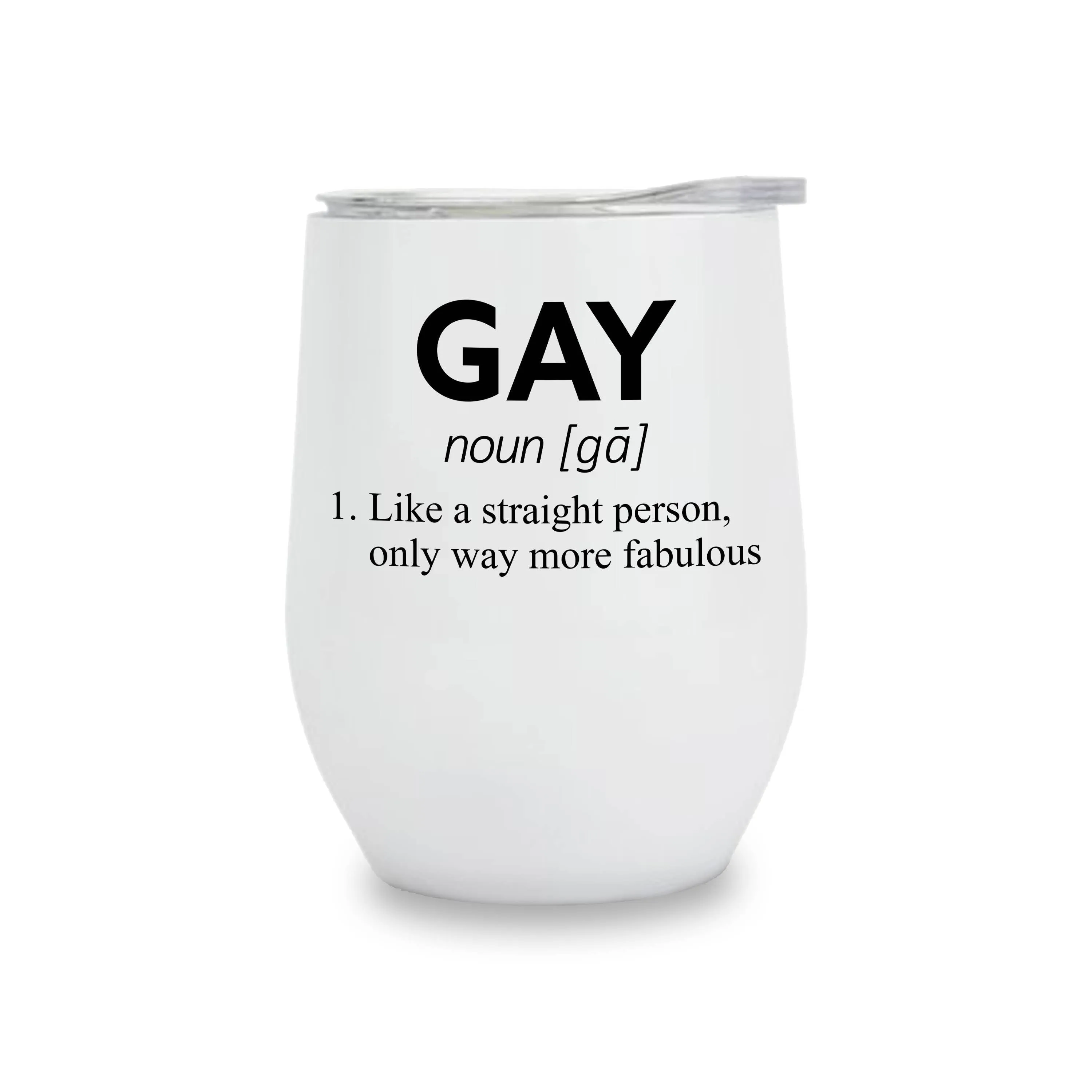 Gay Definition Wine Tumbler
