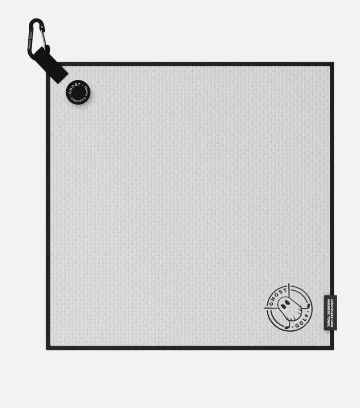 Ghost Golf Magnetic Towel (Greenside) - White