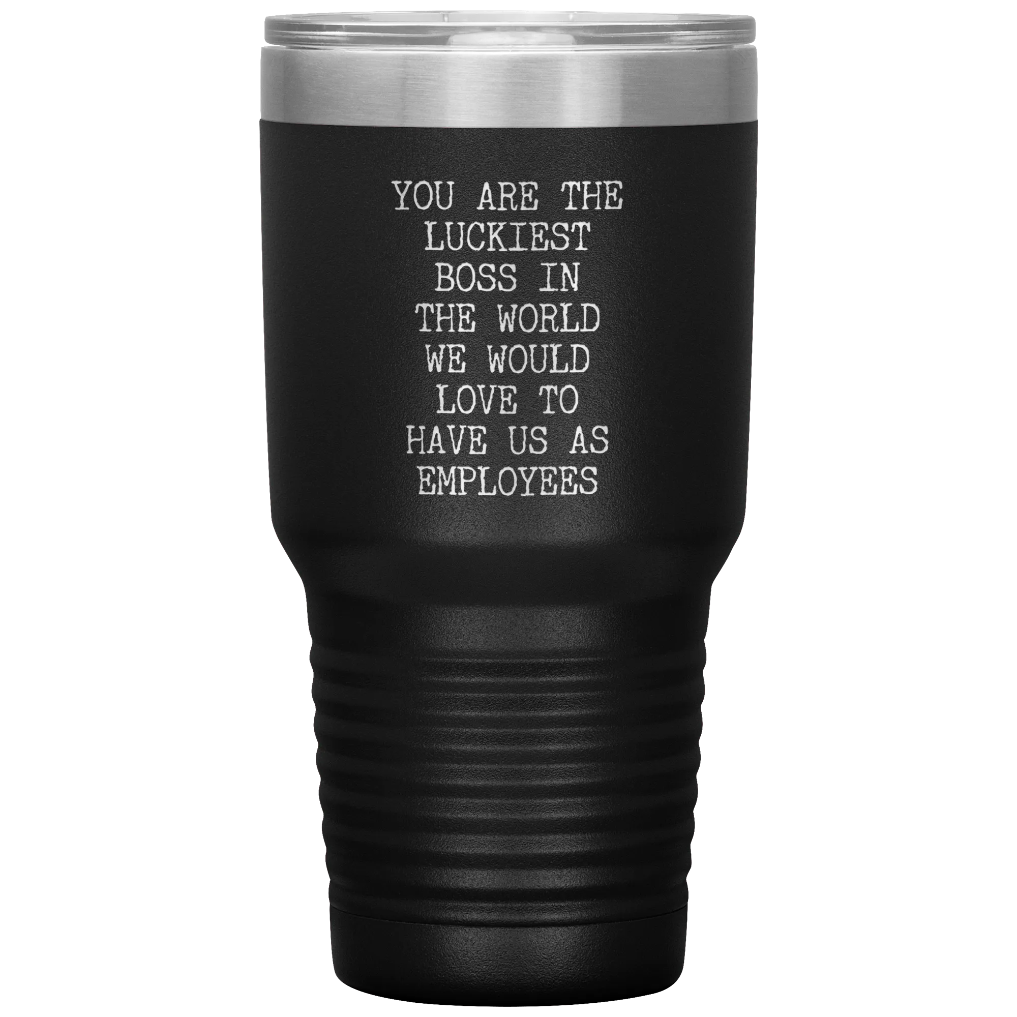 Gift for Boss Gifts From Employees You are the Luckiest Boss in the World Tumbler Insulated Hot Cold Travel Coffee Cup BPA Free