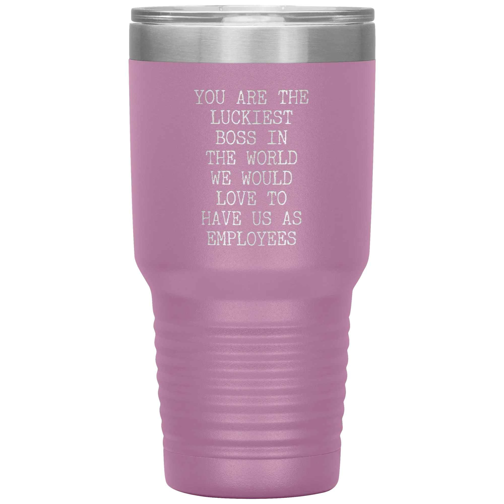 Gift for Boss Gifts From Employees You are the Luckiest Boss in the World Tumbler Insulated Hot Cold Travel Coffee Cup BPA Free