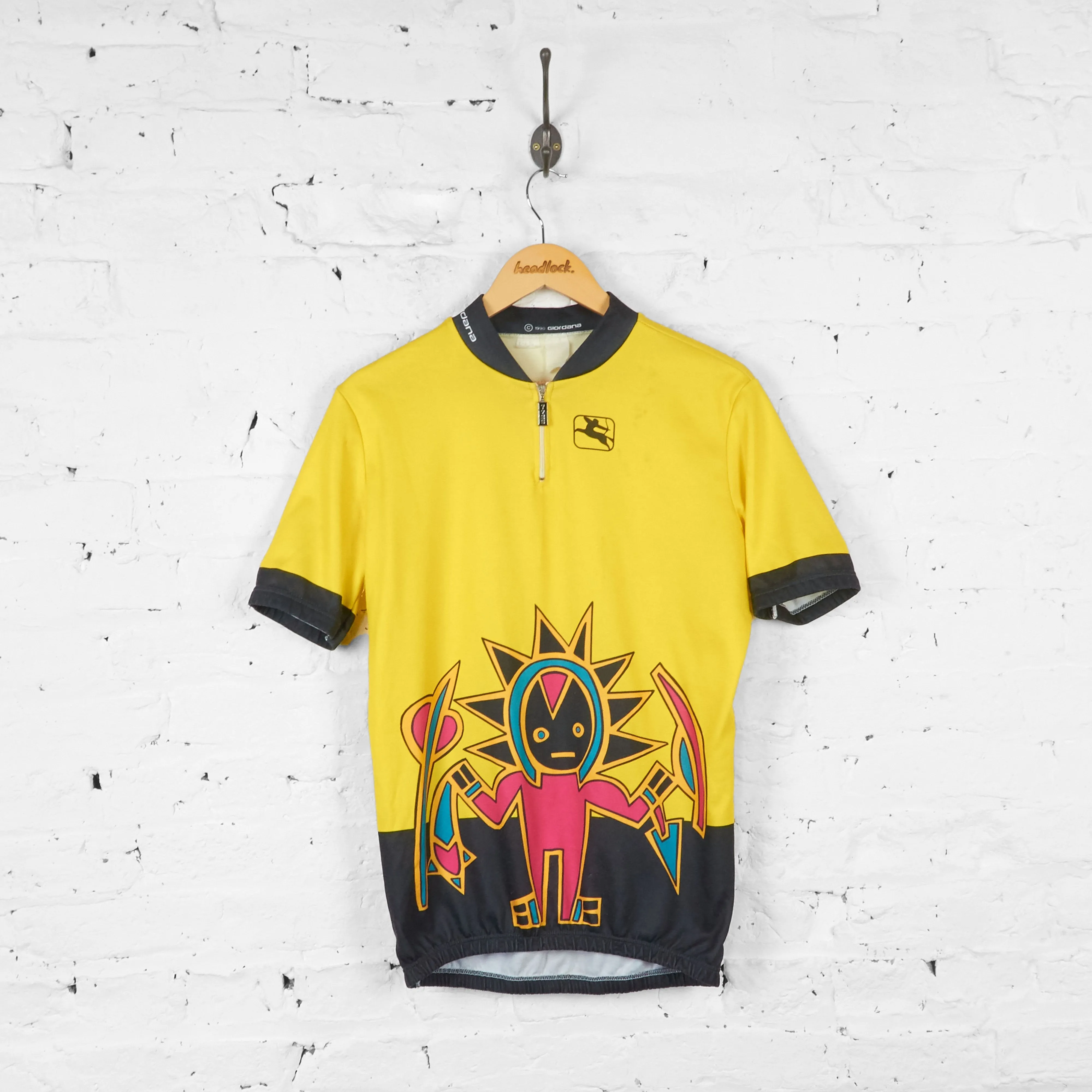 Giordana Cycling Top Jersey  - Yellow - L