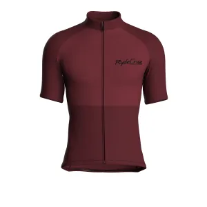 Glide Flow | Wine Male Short Sleeves Jersey