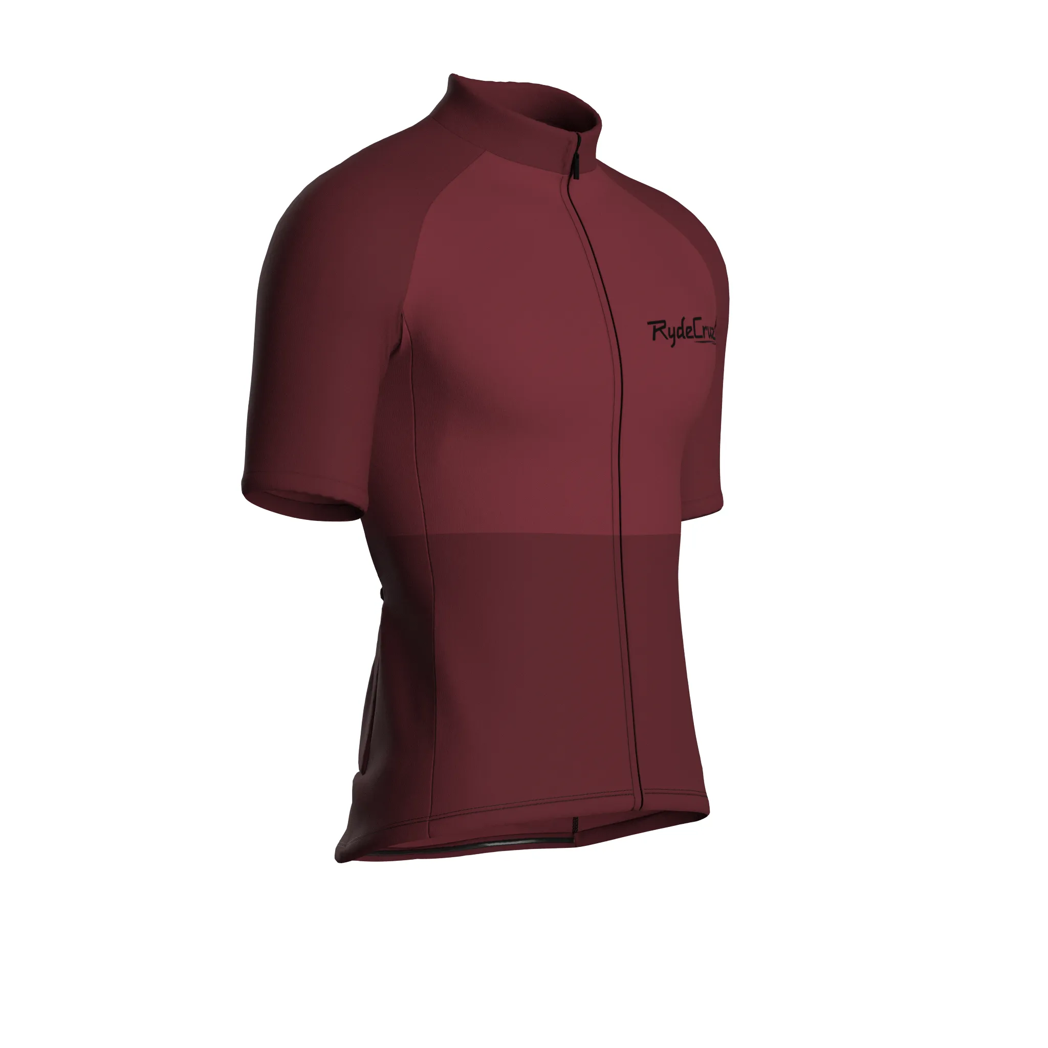 Glide Flow | Wine Male Short Sleeves Jersey