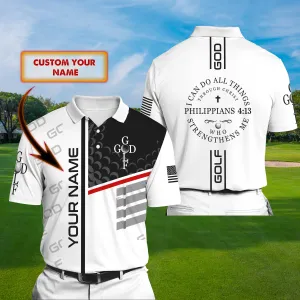 God - Golf - Personalized Name 3D Polo Shirt 39 - Nvc97