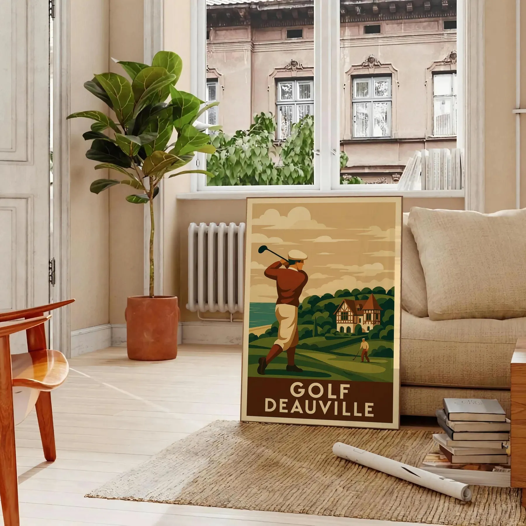 Golf Deauville Poster