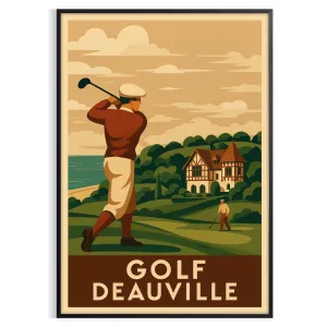 Golf Deauville Poster