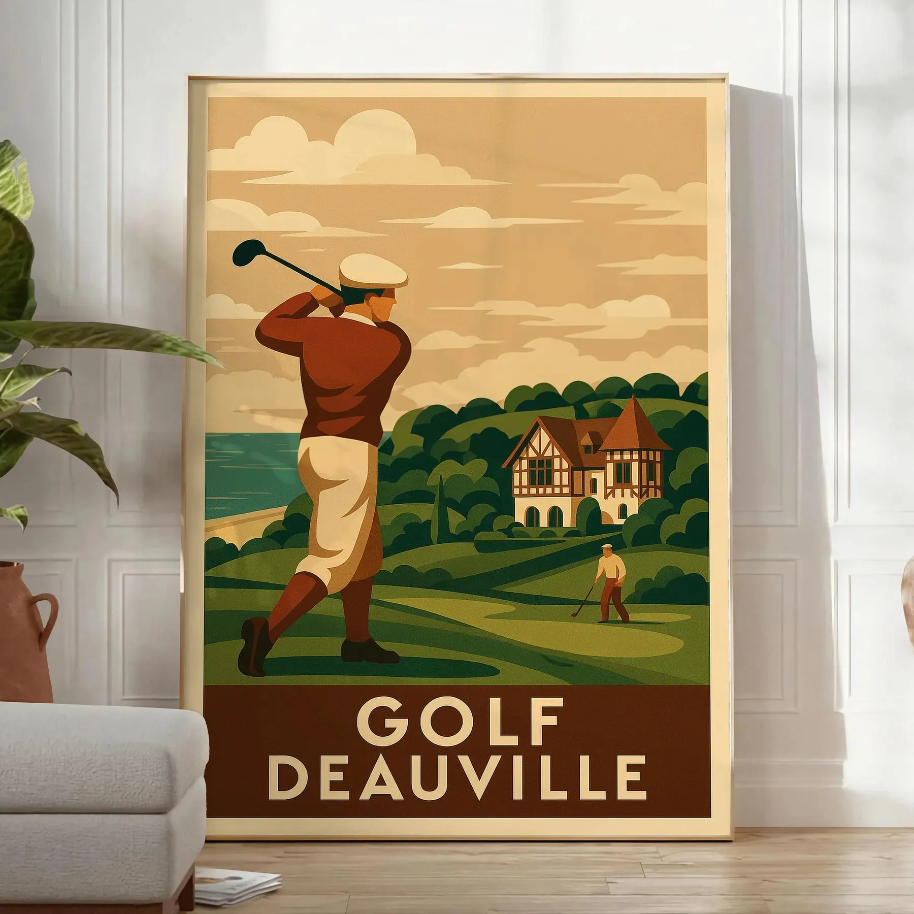 Golf Deauville Poster