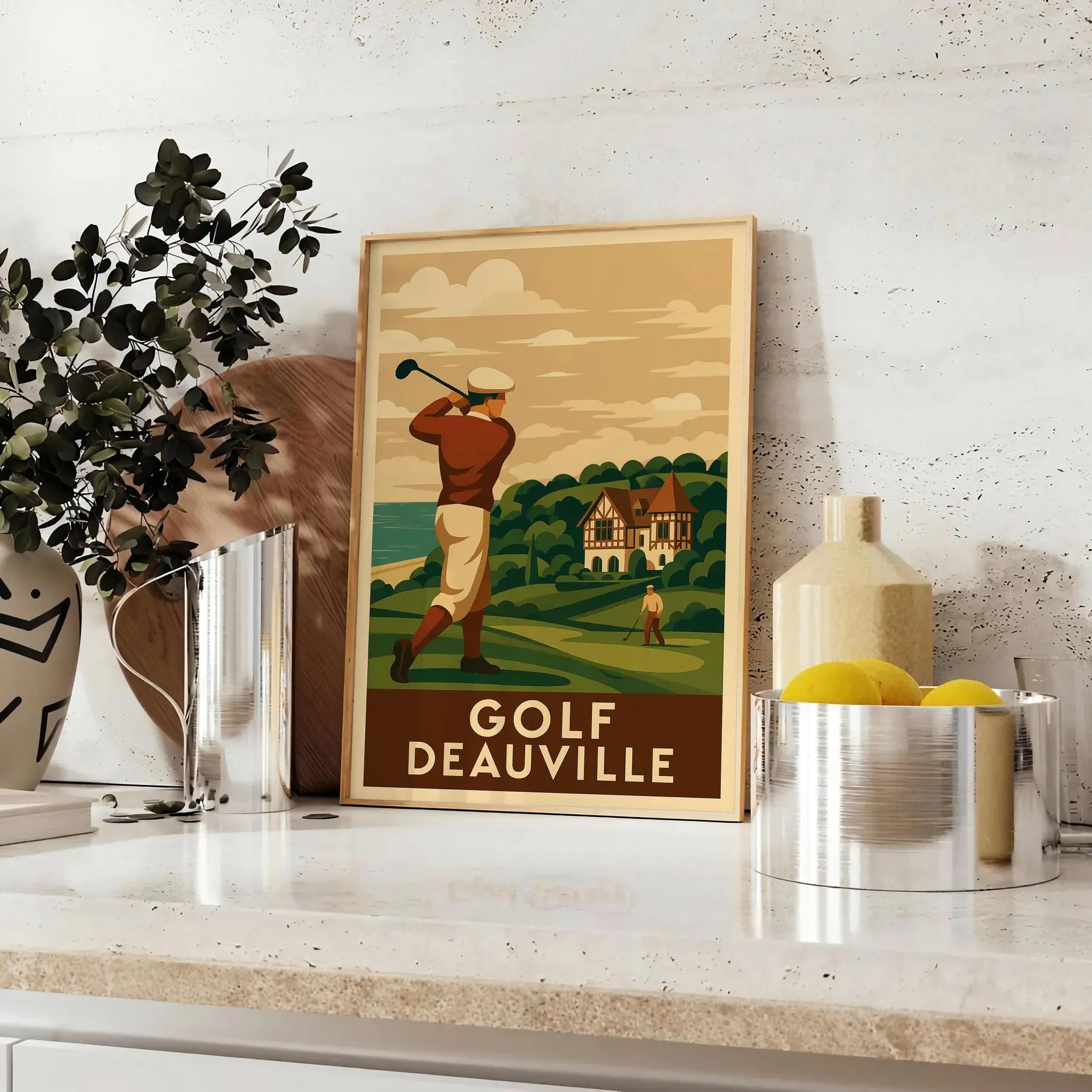 Golf Deauville Poster