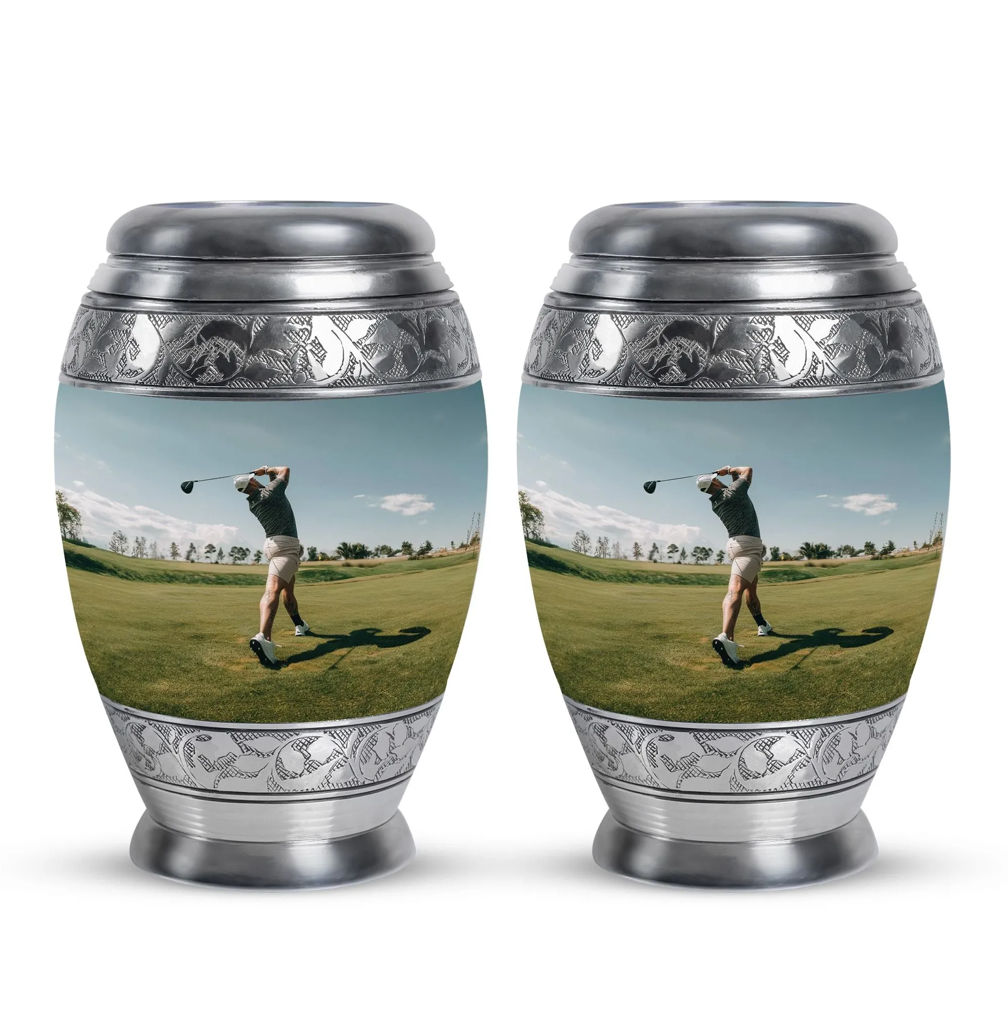 Golf Keepsake For Human Ashes Funeral, Ashes Cremation Urn