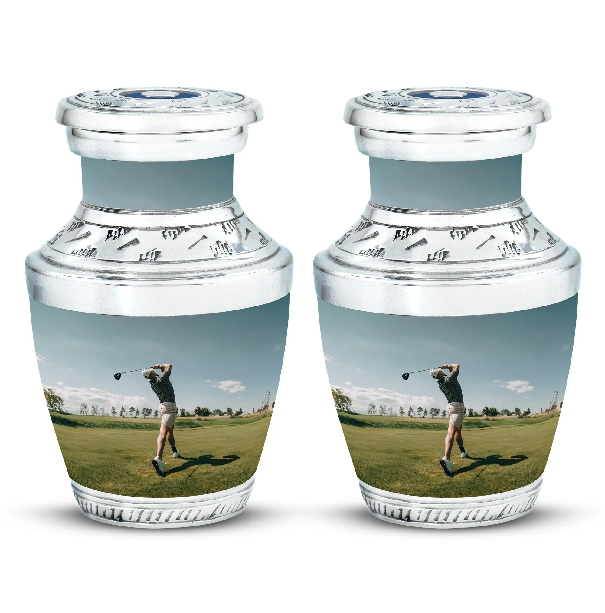 Golf Keepsake For Human Ashes Funeral, Ashes Cremation Urn
