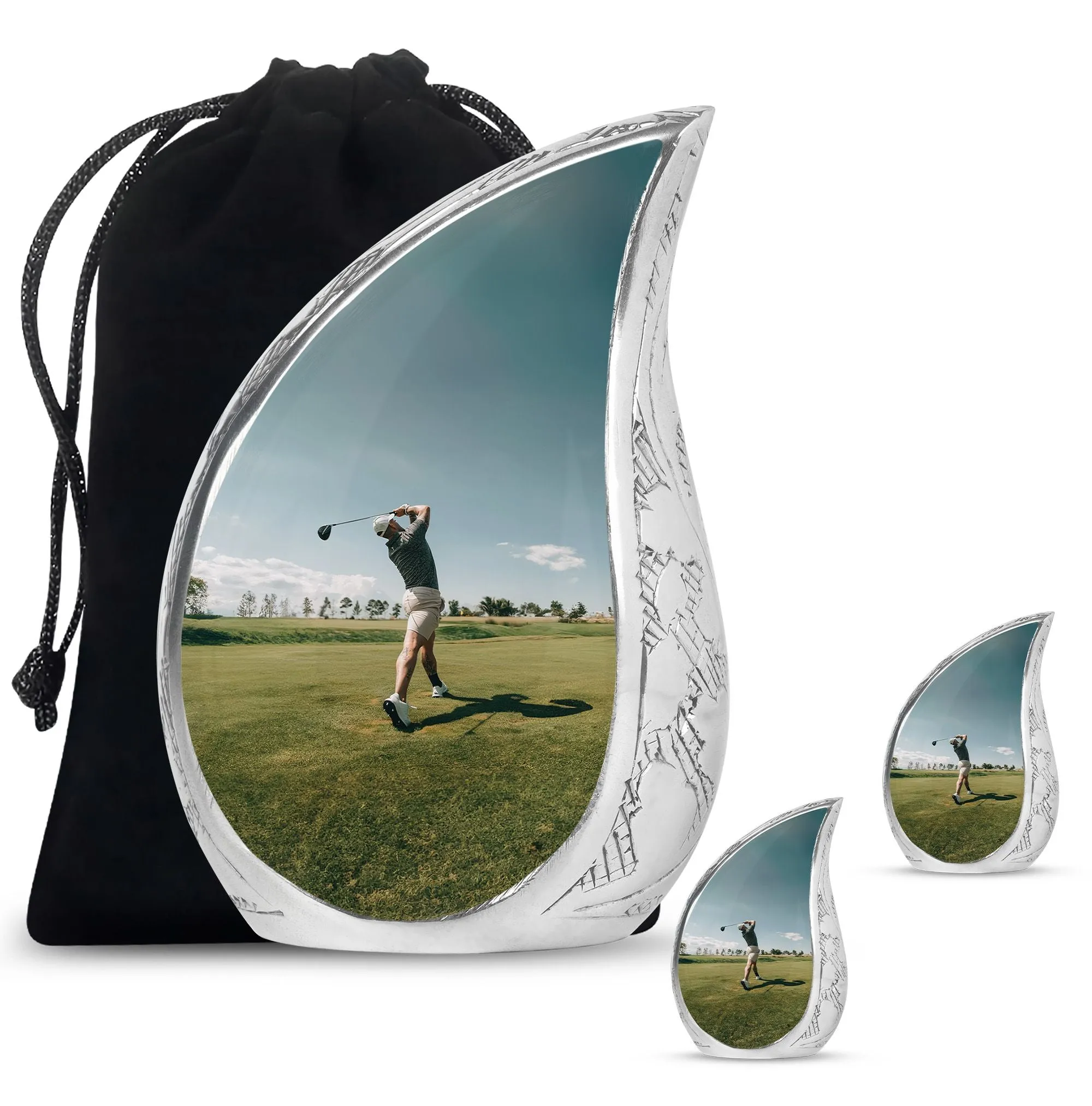Golf Keepsake For Human Ashes Funeral, Ashes Cremation Urn
