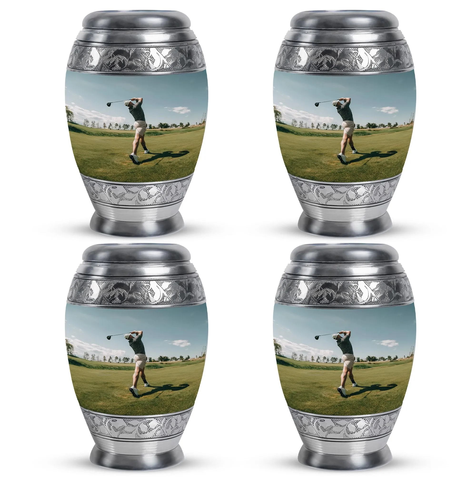Golf Keepsake For Human Ashes Funeral, Ashes Cremation Urn